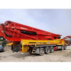 Used Concrete Pump Truck Construction Machinery 67m Volvo and Cylinder Type