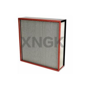 Flange Type Oven Air Filters High Temperature High Dust Holding Ability