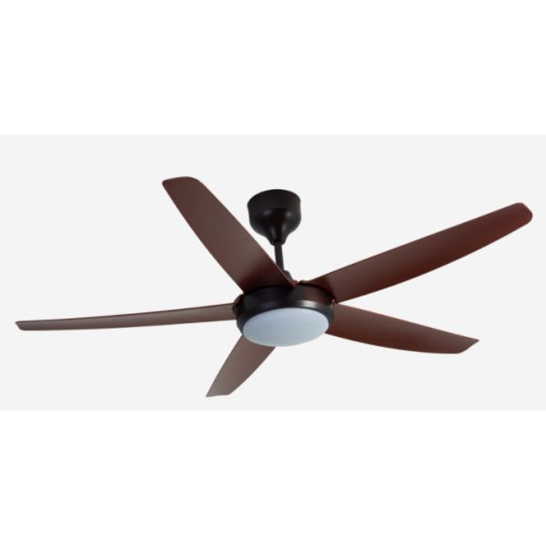 Gold 56 Inch Modern DC Motor Ceiling Fan with light For Office