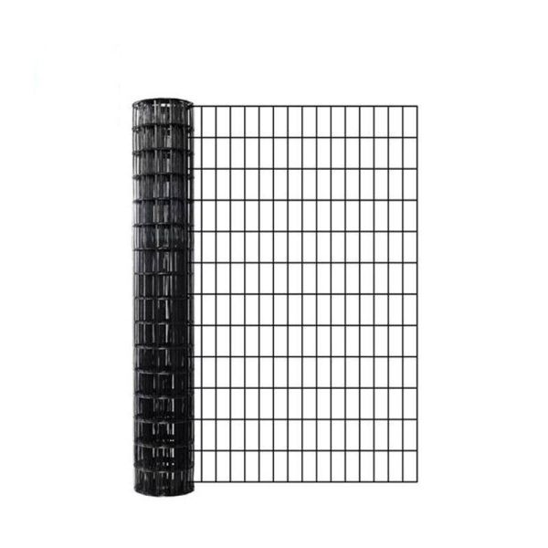 Square Hole Chicken Fence Mesh 1/2x1/2 Black PVC Welded Wire Mesh from Direct in