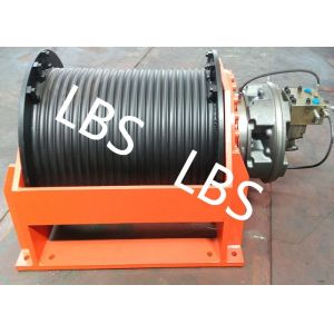 Automatic Compact Marine Hydraulic Towing Winch With LBS Groove Drum