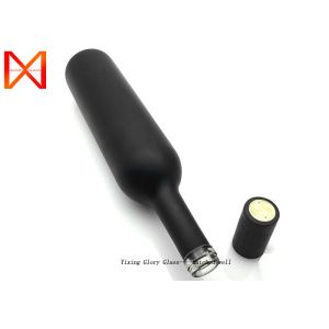 Printable Shining Surface Flint Glass Bottle Empty Wine Bottles Embossed Logo