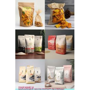 Recyclable Biodegradable Colorful Pacakge Aluminum Foil Stand Up Pouch With Zip