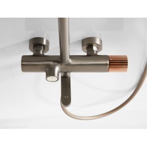 AMG13S851GG Hand Shower Mixer Set Wall Bath With Slide Bar