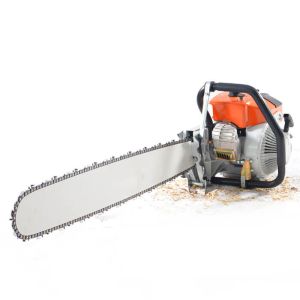 2 Stroke Single Cylinder Gasoline Chainsaw 4.8KW High Power 105cc Power Saw