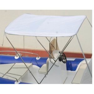 Removable Inflatable Boat Accessories Small Boat Bimini Top With Stainless Steel