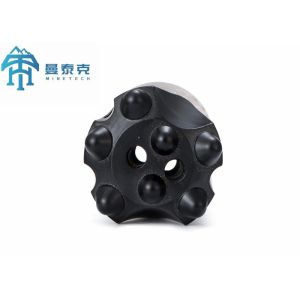 Cheap 36mm Tapered Button Bit with Spherical Button for Tunneling for sale