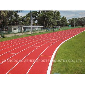 PU 13mm Thickness Tartan Running Track High Tensile Strength