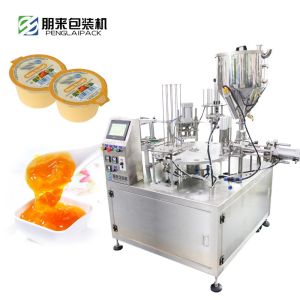 Double Head Chili Sauce Soy Sauce Filling Sealing Machine with Piston Pump