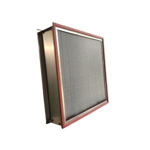 Galvanized 0.3um High Temperature HEPA Filter For Oven Equipment