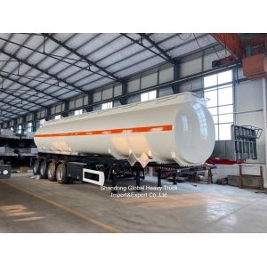 China 3 Axles Carbon Steel Fuel Tanker Semi Trailer with High Strength and Long Durability for Corrosion Resistant Oil Transport on sale