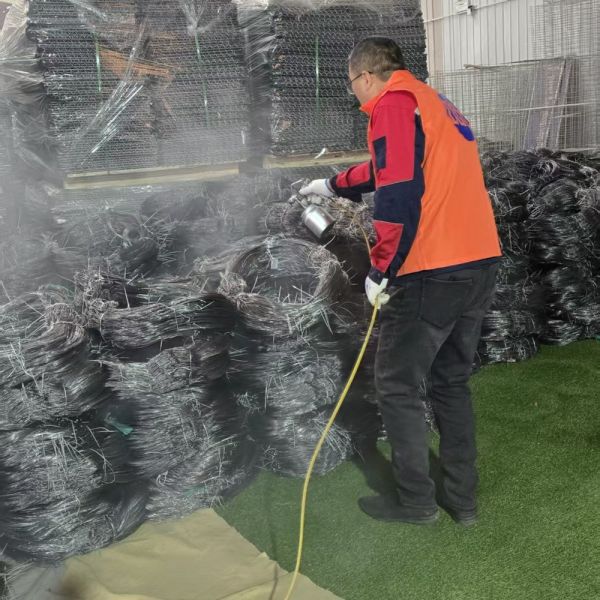 Quality Ukrain MZP / MPP Oil Protected 26kg Invisible Drone Net Fence Wire Obstacle Low Visibility Mesh Tank Security Putanka Barrier wholesale