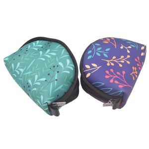 Mini Shell Zippered Cosmetic Bag Personalized Full Heat Transfer Printing
