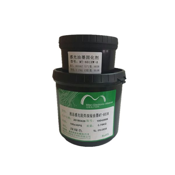 Quality Deep Green Color PCB Solder Mask Ink For Liquid Photo Image ROHS , SGS Certification wholesale