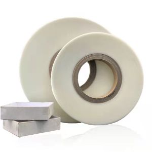 Width 19mm Transparent PET Hot Melt Tape For Box Corner Pasting
