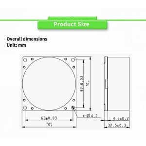 Customized Support Speed Sensor for UNIVO UBTP500Y Small Inertial Navigation