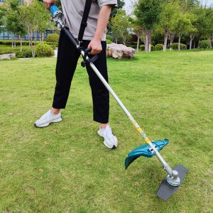 21V Telescopic Cordless Electric Brush Cutter Handheld Portable Grass Cutter