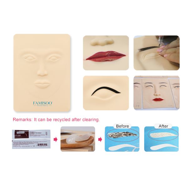 3D Full Skinned Simulation Tattoo Practice Skin , Fake Skin For Tattoo Practise