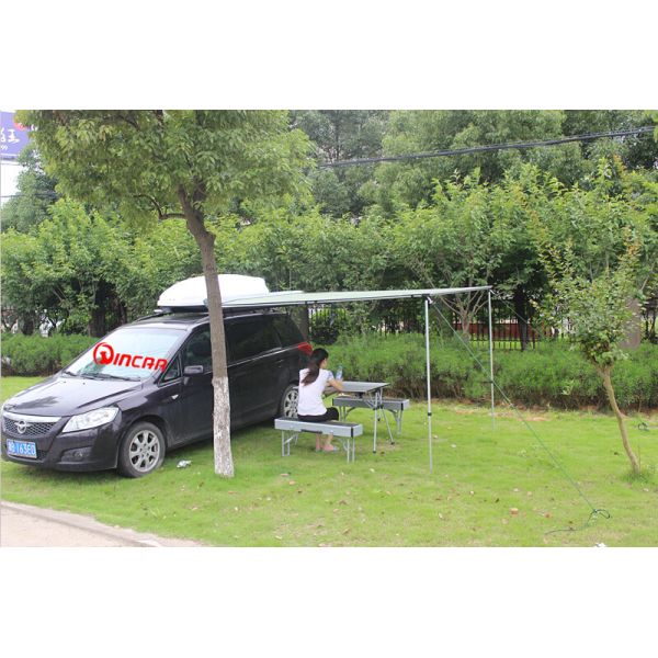 Quality 1.4 x 2m 260G or 280G canvas awning 400D polyester sunshade from Nignbo Wincar wholesale
