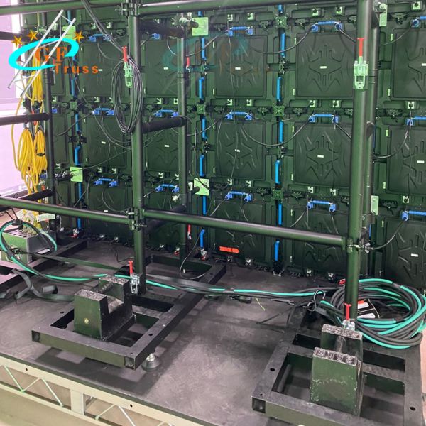 Black Arch LED Screen Truss Wall Ground Stand Support