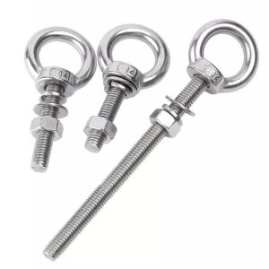M6 M8 M10 Carbon Steel Lifting Eye Bolt Grade Class 8.8 10.9 12.9 Zinc Coating