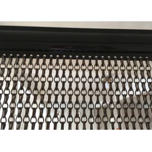 Heavy Duty Colored Aluminum Hook Chain Link Curtain , 2.0mm and 1.6mm Thickness