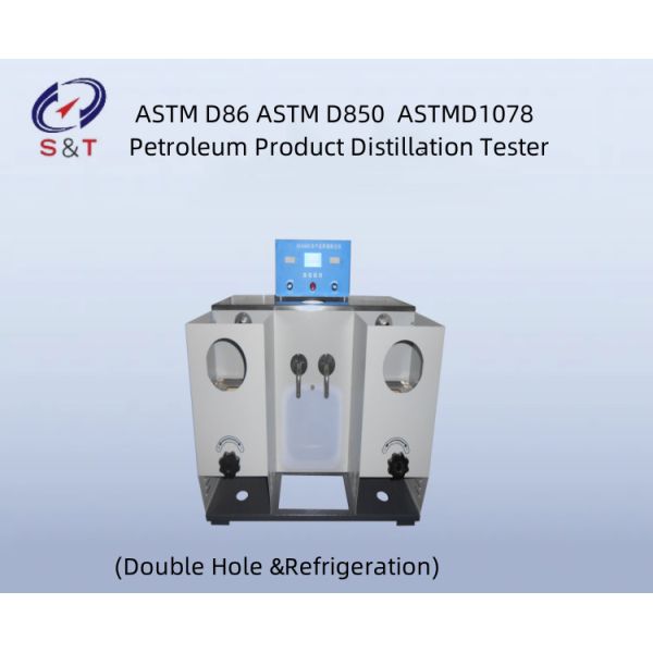ASTM D850 Distillation Tester Double Hole Refrigeration With 1000W×2 Electric
