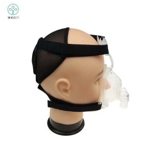 Black Color Mesh Full Face Headgear for Hans Rudolph Mask Reusable and Washable
