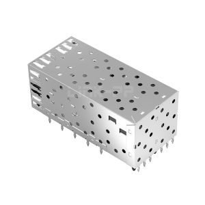 LP22AC01101 SFP 2x2 Cage Connector Press-Fit With Inner/Outer Light Pipe