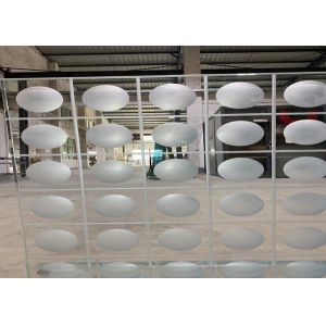 3D Sentryglas Glass Laminate CNC Carved Satin Glass Laminates