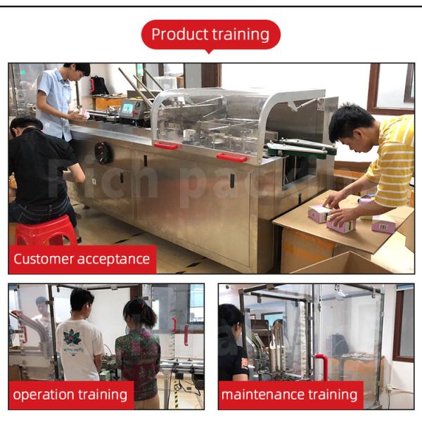 125 Carton / Min Automatic Pill Tablet Capsule Blister Board Cartoning Machine