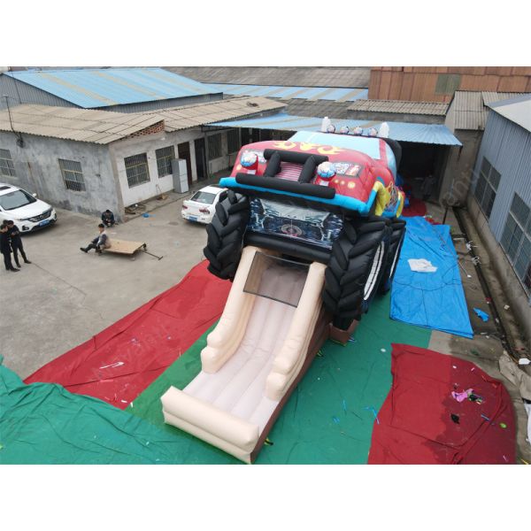 Kids' Favorite Inflatable Bounce Castle with Slide and Custom Logo Repair Kit Included