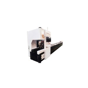 Horizontal Aluminum Tube Cutting Machine For Movable Front Chuck Laser Cutter