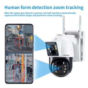 Aluminum Alloy Material C2480WG-10A Solar 4G Security Camera with Built-in Mic