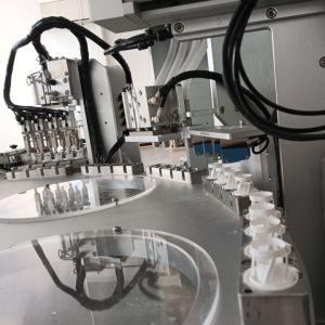 Cheap Fully Automatic Desiccant Cap Assembly Machine with 1500-8500pcs/hr Speed 2000kg Weight and 4kw/hr Power for sale