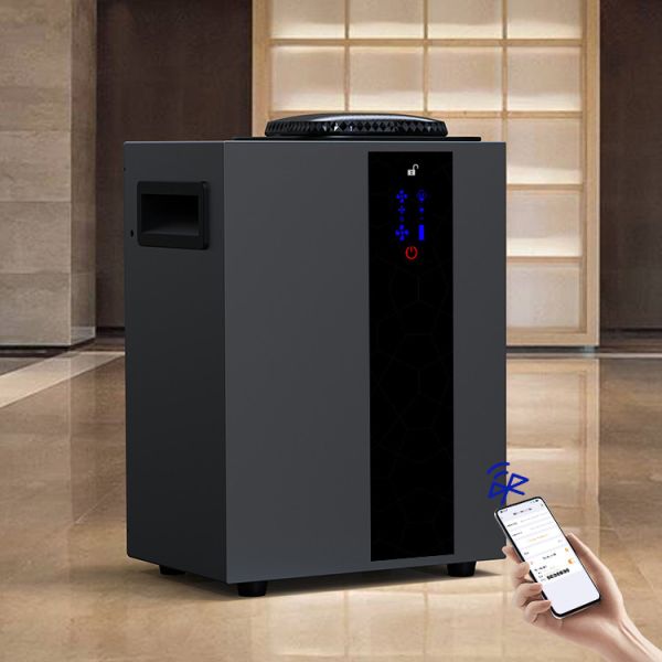 Quality Metal Material HVAC Scent Diffuser Machine with 800ML Capacity A1000 for Large Spaces APP Control wholesale