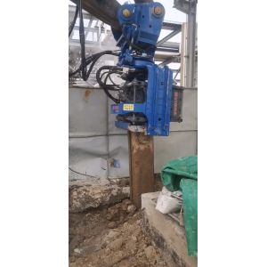 Side Grip Pile Driver: 3000 RPM & Low-Height Design for Confined Spaces