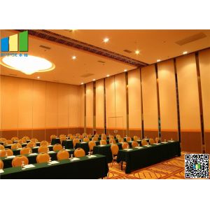 Fabric Wooden Exhibition Partition Wall , Folding Operable Partition Walls