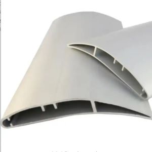 Power Coating 6063 T5 Aluminium Louvre Shutters Profile extrusions