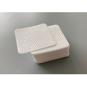 Soft Nail Polish Remover Wipes Highly Absorbent White Plain Color 60gsm Weight