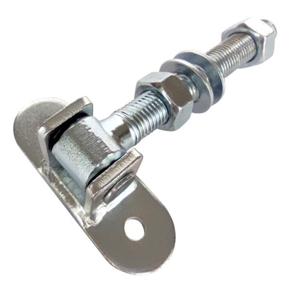 M20 Adjustable Wood Fence Gate Hinge Hardware With Long Bolt Nut White SGS IOS