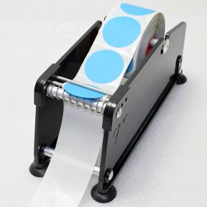 Economical and versatile table top label dispenser peeling label machine for