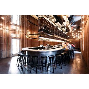 China Special Shape Wine Cellar Racks Wall Mounted Matt Black on sale