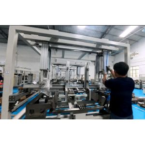 Cheap Semi-automatic Radiator Core Builder Machine With Indenter 3 Within Maximum Core Size 800*800*100mm for sale