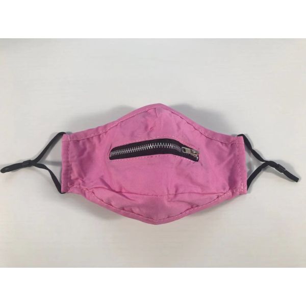 S&J OEM Wholesale Cotton Zipper Maskes Face Mouth Covering Reusable Personalized Breath Maskes with Zipper