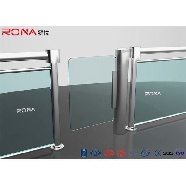 One Lane Speed Gate Turnstile Pedestrian Control Electronic Rfid Security