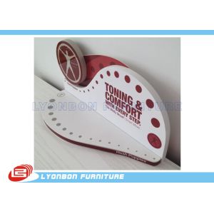 MDF / PVC Hangable Wood Acrylic Display Logo Engraving With Manual Polishing