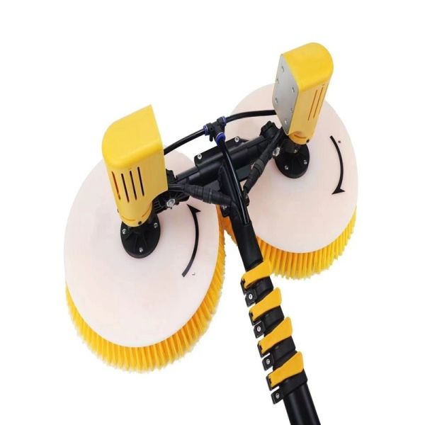 Quality Physical Cleaning Principle Electric Double Head Rotating Brush for Solar Panel Cleaning wholesale