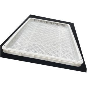 Cheap Perforated Food Grade Stackable Plastic Drying Trays For Freezing Of Fruits Vegetables Seafood Freezing Trays for sale