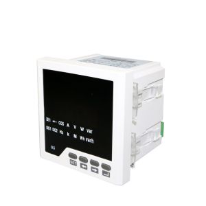 digital panel mount analog 48V ac kwh power energy power meter 96*96
